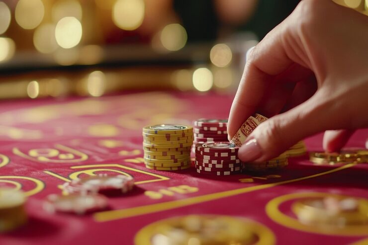Fa Cai Shen Deluxe control panel showing bet denomination, spin button, and real-time payout display